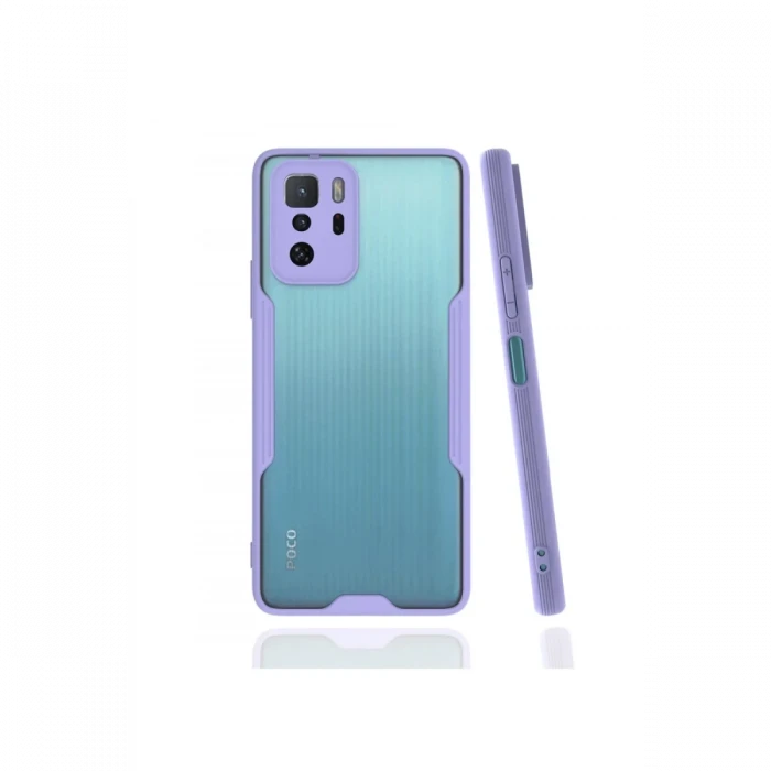 Newface Xiaomi Poco X3 GT Kılıf Platin Silikon - Lila
