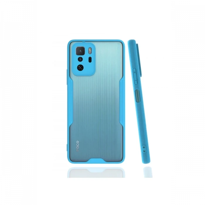 Newface Xiaomi Poco X3 GT Kılıf Platin Silikon - Mavi