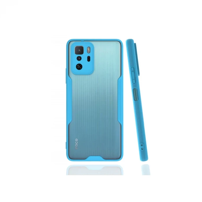 Newface Xiaomi Poco X3 GT Kılıf Platin Silikon - Mavi