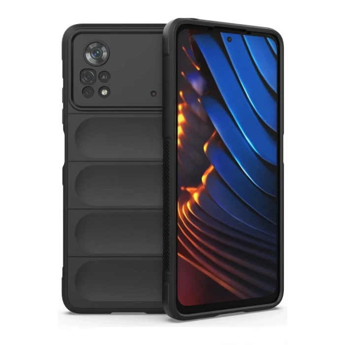 Newface Xiaomi Poco X4 Pro 5G Kılıf Optimum Silikon - Siyah