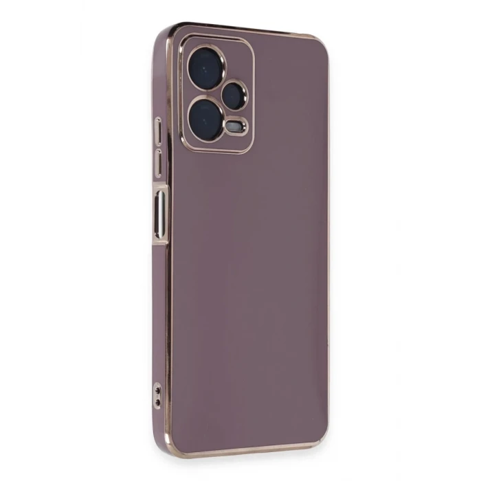 Newface Xiaomi Poco X5 5G Kılıf Volet Silikon - Mor