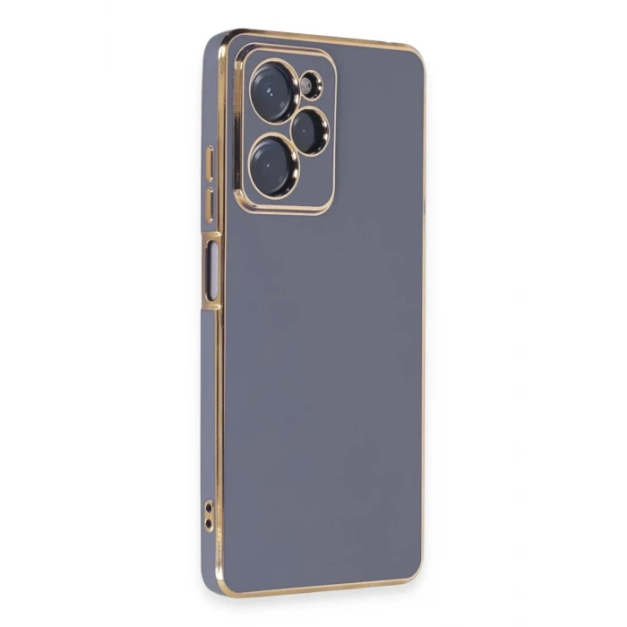 Newface Xiaomi Poco X5 Pro 5G Kılıf Volet Silikon - Mavi