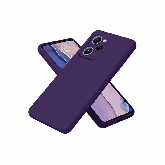 Newface Xiaomi Poco X5 Pro 5G Nano içi Kadife Silikon - Mor
