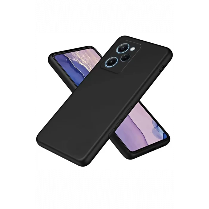 Newface Xiaomi Poco X5 Pro 5G Nano içi Kadife Silikon - Siyah