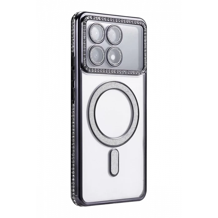 Newface Xiaomi Poco X6 Pro Joke Simli Magneticsafe Kılıf - Siyah