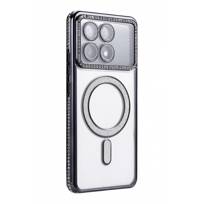Newface Xiaomi Poco X6 Pro Joke Simli Magneticsafe Kılıf - Siyah
