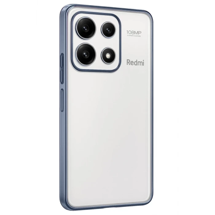 Newface Xiaomi Poco X6 Pro Kılıf Razer Lensli Silikon - Açık Mavi