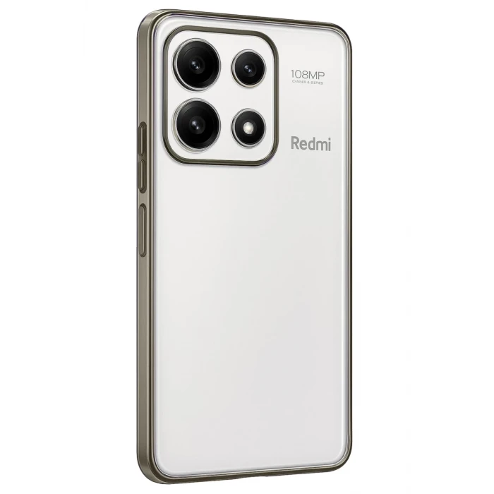 Newface Xiaomi Poco X6 Pro Kılıf Razer Lensli Silikon - Gold