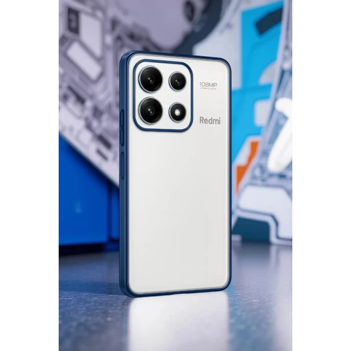 Newface Xiaomi Poco X6 Pro Kılıf Razer Lensli Silikon - Gümüş