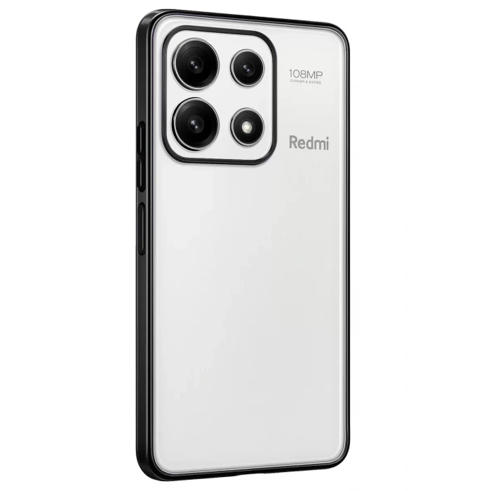 Newface Xiaomi Poco X6 Pro Kılıf Razer Lensli Silikon - Siyah