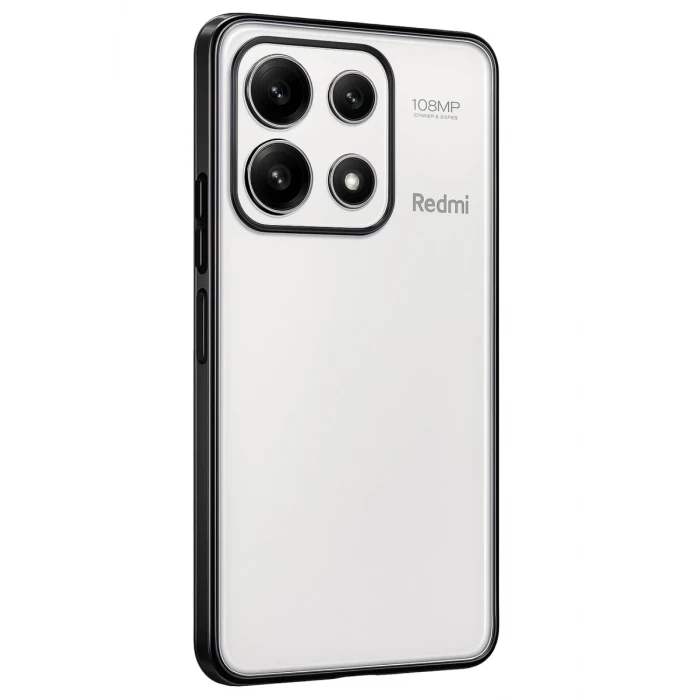 Newface Xiaomi Poco X6 Pro Kılıf Razer Lensli Silikon - Siyah