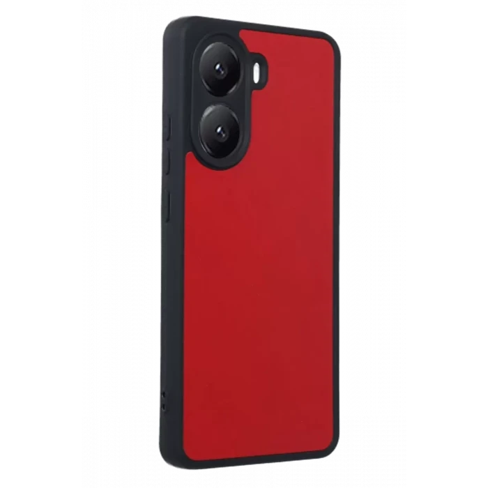 Newface Xiaomi Poco X7 Pro Kılıf Aras Deri Kapak - Kırmızı