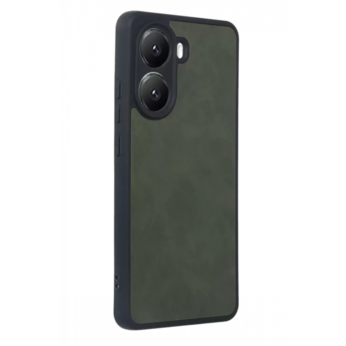 Newface Xiaomi Poco X7 Pro Kılıf Aras Deri Kapak - Koyu Yeşil