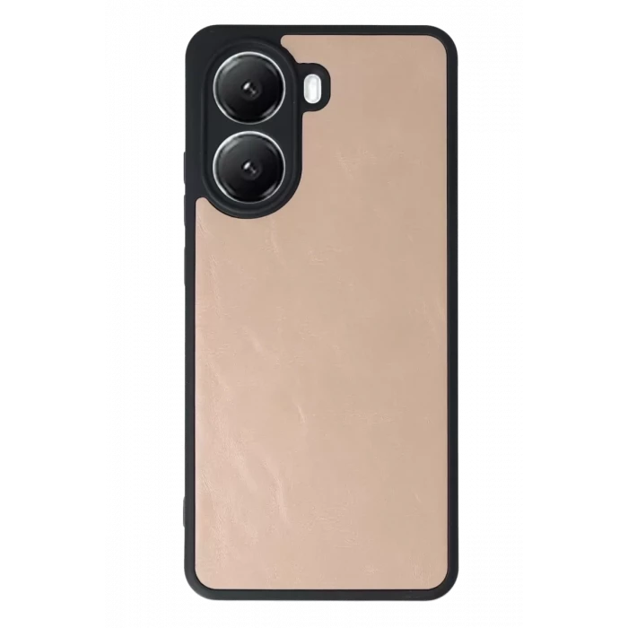 Newface Xiaomi Poco X7 Pro Kılıf Aras Deri Kapak - Pudra