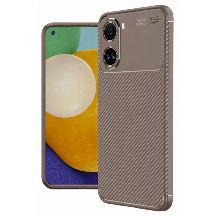 Newface Xiaomi Poco X7 Pro Kılıf Auto Focus Karbon Kapak - Gri