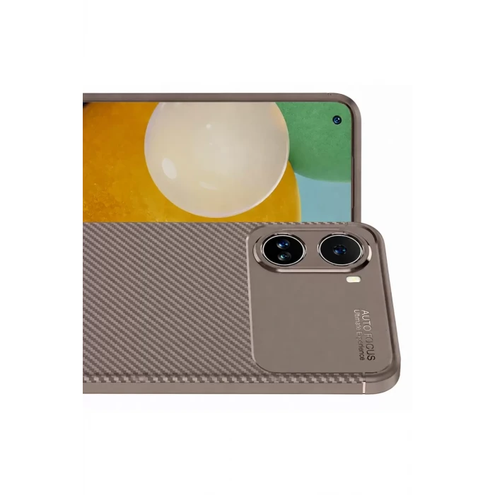 Newface Xiaomi Poco X7 Pro Kılıf Auto Focus Karbon Kapak - Gri
