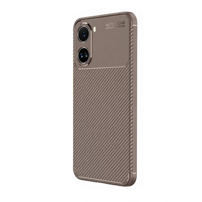 Newface Xiaomi Poco X7 Pro Kılıf Auto Focus Karbon Kapak - Gri