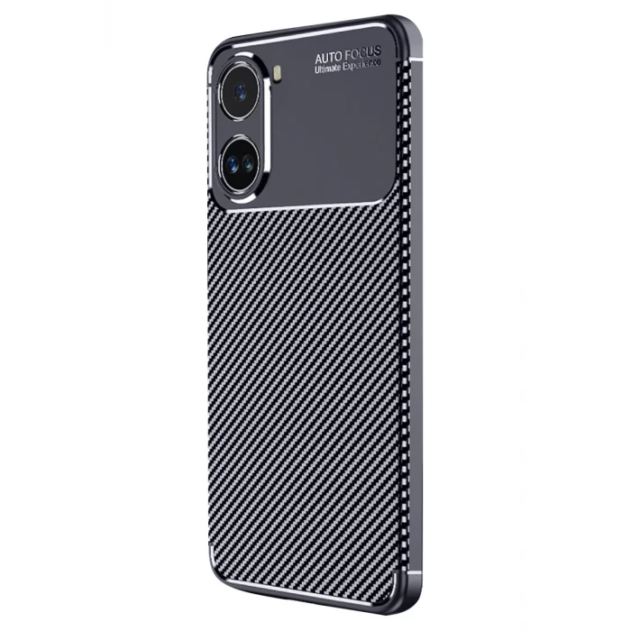 Newface Xiaomi Poco X7 Pro Kılıf Auto Focus Karbon Kapak - Lacivert