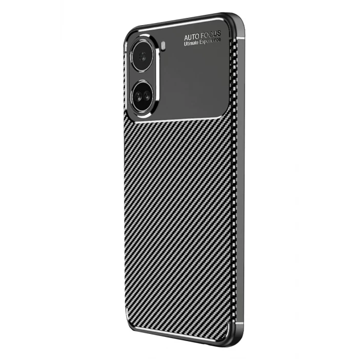 Newface Xiaomi Poco X7 Pro Kılıf Auto Focus Karbon Kapak - Siyah