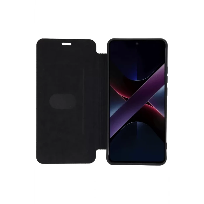 Newface Xiaomi Poco X7 Pro Kılıf Flip Cover - Siyah