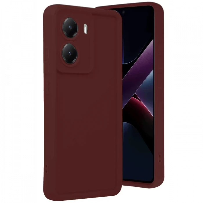 Newface Xiaomi Poco X7 Pro Viera Silikon - Bordo