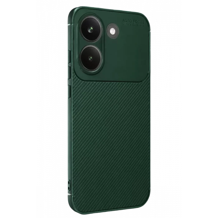 Newface Xiaomi Poco X8 Pro Auto Focus Karbon Kapak - Koyu Yeşil