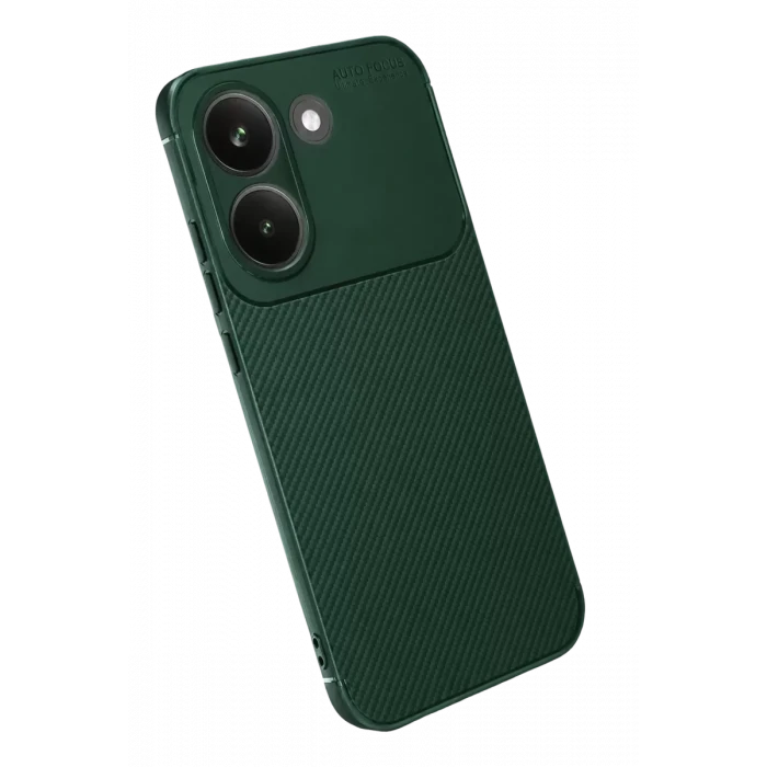Newface Xiaomi Poco X8 Pro Auto Focus Karbon Kapak - Koyu Yeşil