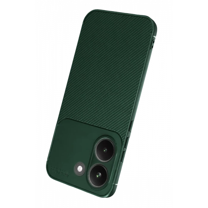 Newface Xiaomi Poco X8 Pro Auto Focus Karbon Kapak - Koyu Yeşil