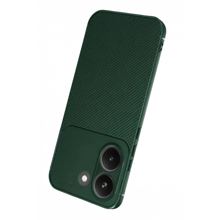 Newface Xiaomi Poco X8 Pro Auto Focus Karbon Kapak - Koyu Yeşil