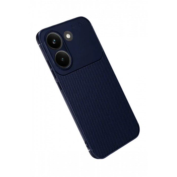 Newface Xiaomi Poco X8 Pro Auto Focus Karbon Kapak - Lacivert