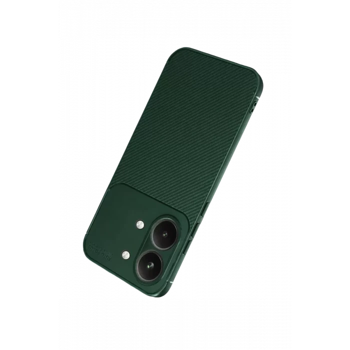 Newface Xiaomi Poco X8 Pro Max Auto Focus Karbon Kapak - Koyu Yeşil