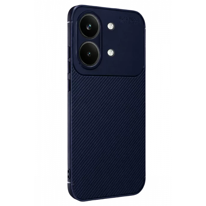 Newface Xiaomi Poco X8 Pro Max Auto Focus Karbon Kapak - Lacivert