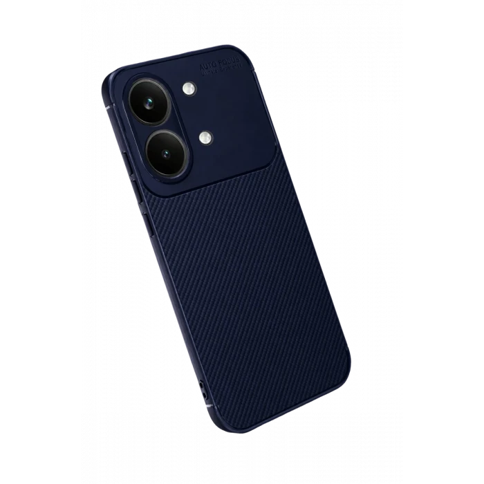 Newface Xiaomi Poco X8 Pro Max Auto Focus Karbon Kapak - Lacivert