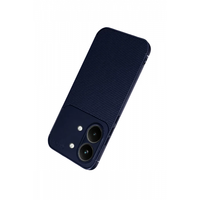 Newface Xiaomi Poco X8 Pro Max Auto Focus Karbon Kapak - Lacivert