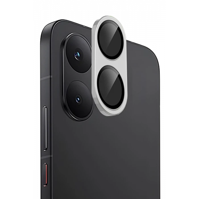 Newface Xiaomi Poco X8 Pro Max Raze Metal Kamera Lens - Gümüş