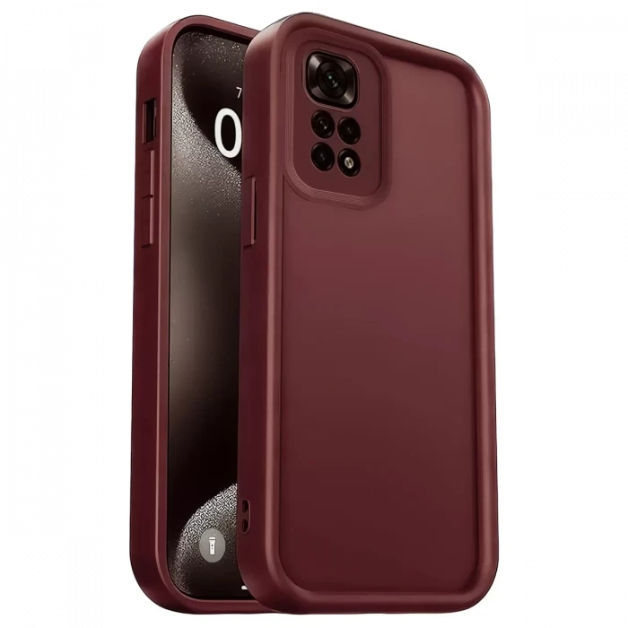 Newface Xiaomi Redmi 10 2022 Kılıf Viera Silikon - Bordo