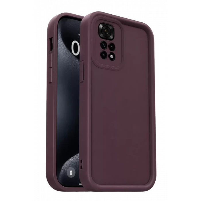 Newface Xiaomi Redmi 10 2022 Kılıf Viera Silikon - Mürdüm