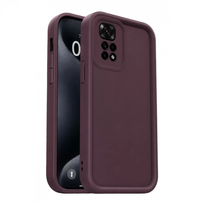 Newface Xiaomi Redmi 10 2022 Kılıf Viera Silikon - Mürdüm