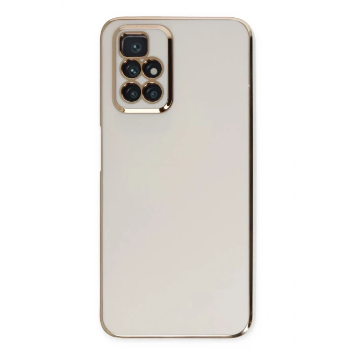 Newface Xiaomi Redmi 10 2022 Kılıf Volet Silikon - Beyaz