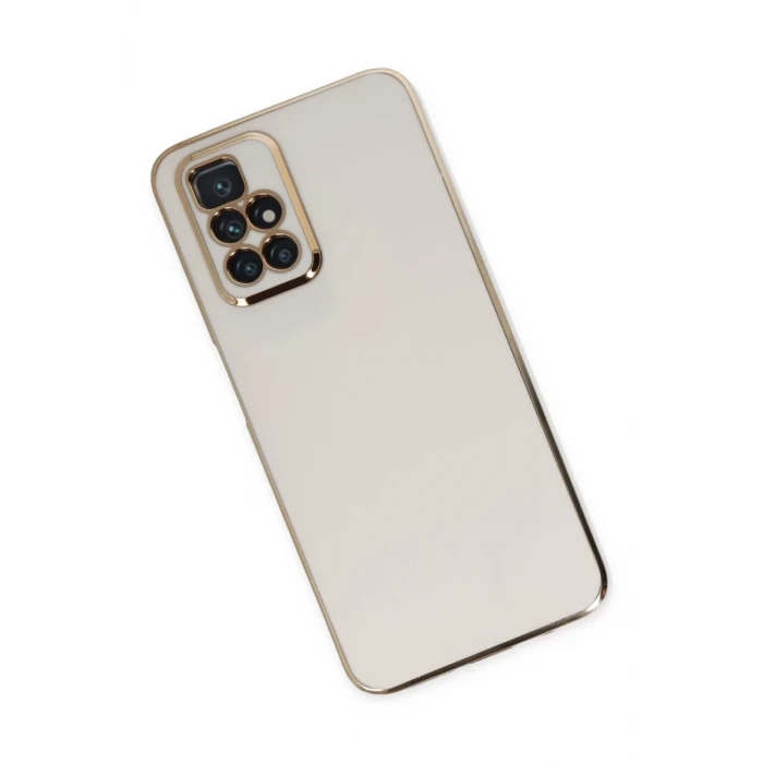 Newface Xiaomi Redmi 10 2022 Kılıf Volet Silikon - Beyaz