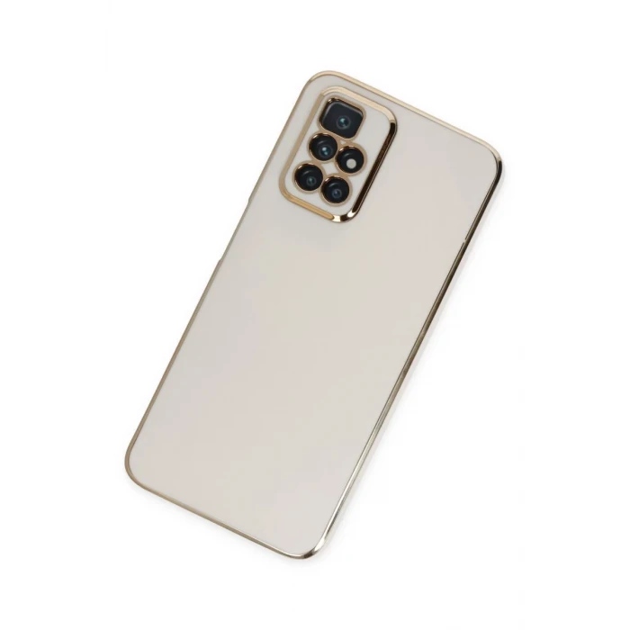 Newface Xiaomi Redmi 10 2022 Kılıf Volet Silikon - Beyaz