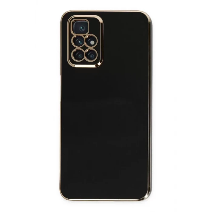 Newface Xiaomi Redmi 10 2022 Kılıf Volet Silikon - Siyah