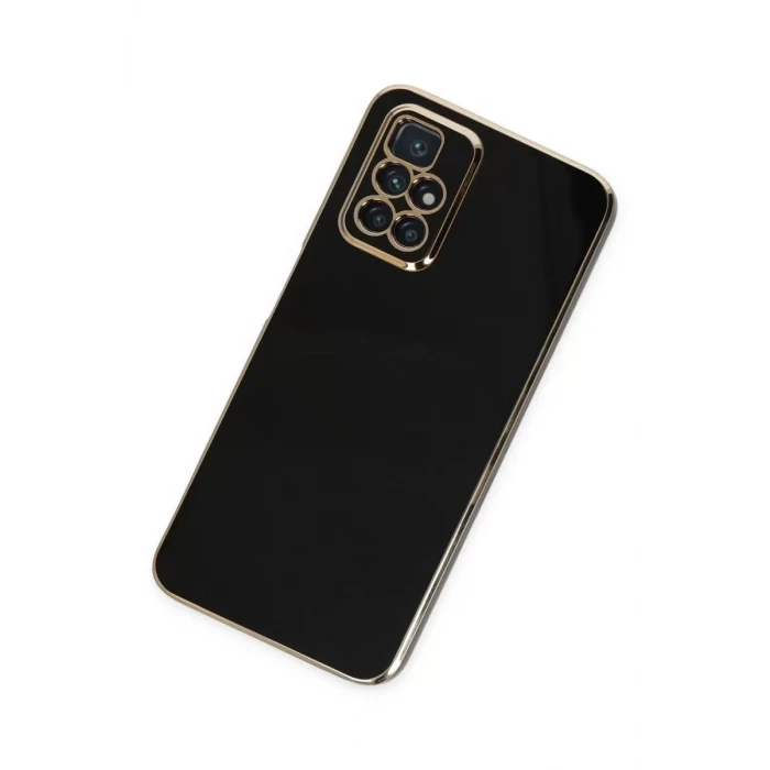 Newface Xiaomi Redmi 10 2022 Kılıf Volet Silikon - Siyah