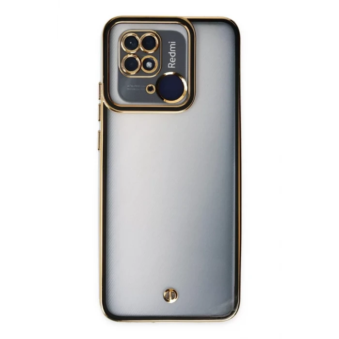 Newface Xiaomi Redmi 10C Kılıf Liva Lens Silikon - Siyah