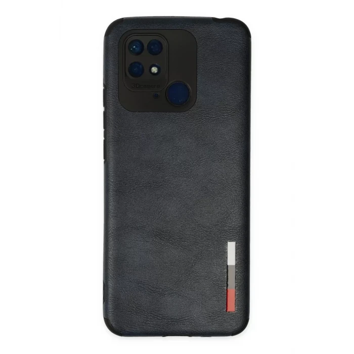 Newface Xiaomi Redmi 10C Kılıf Loop Deri Silikon - Lacivert