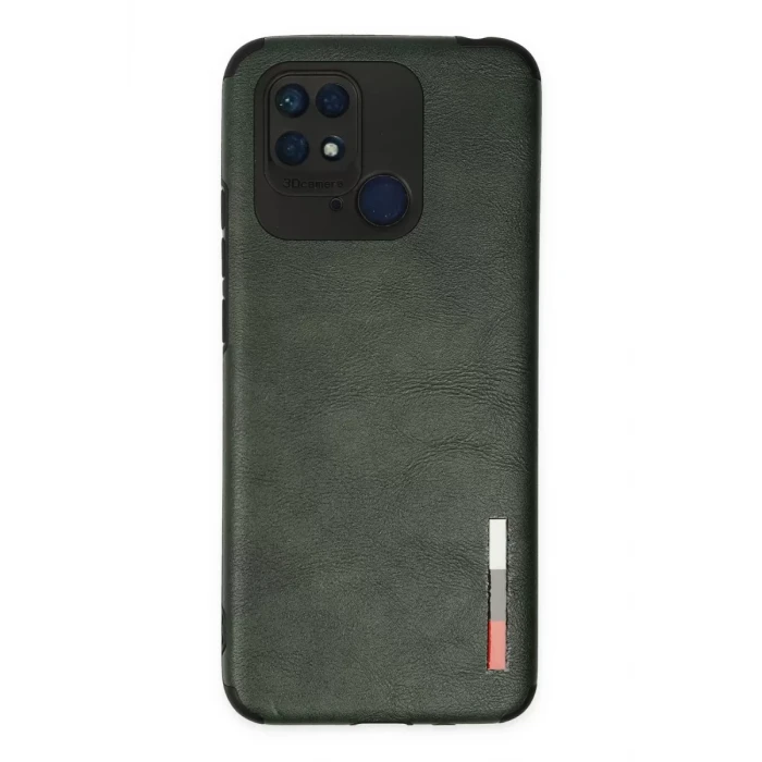 Newface Xiaomi Redmi 10C Kılıf Loop Deri Silikon - Yeşil