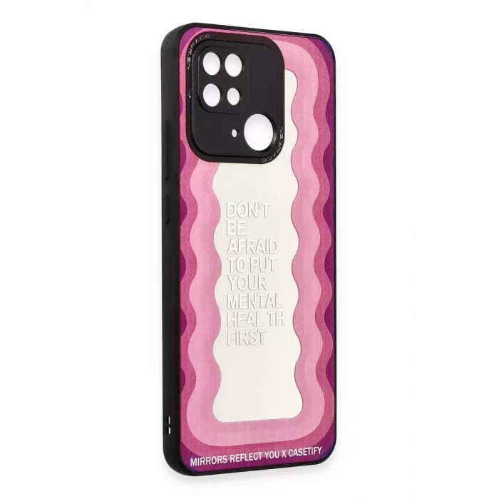 Newface Xiaomi Redmi 10C Kılıf Mirror Desenli Kapak - Mirror - 11