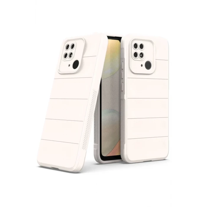 Newface Xiaomi Redmi 10C Kılıf Optimum Silikon - Krem