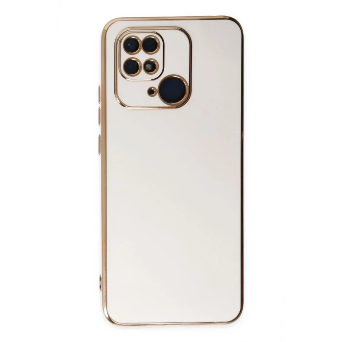 Newface Xiaomi Redmi 10C Kılıf Volet Silikon - Beyaz