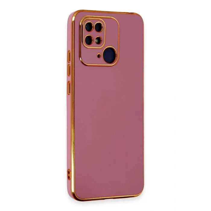 Newface Xiaomi Redmi 10C Kılıf Volet Silikon - Kırmızı